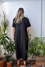 Ideal Black Linen Dress