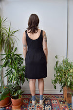 Black Silk Mini Dress