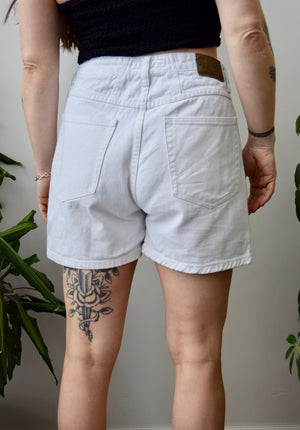 White Denim Union Bay Shorts