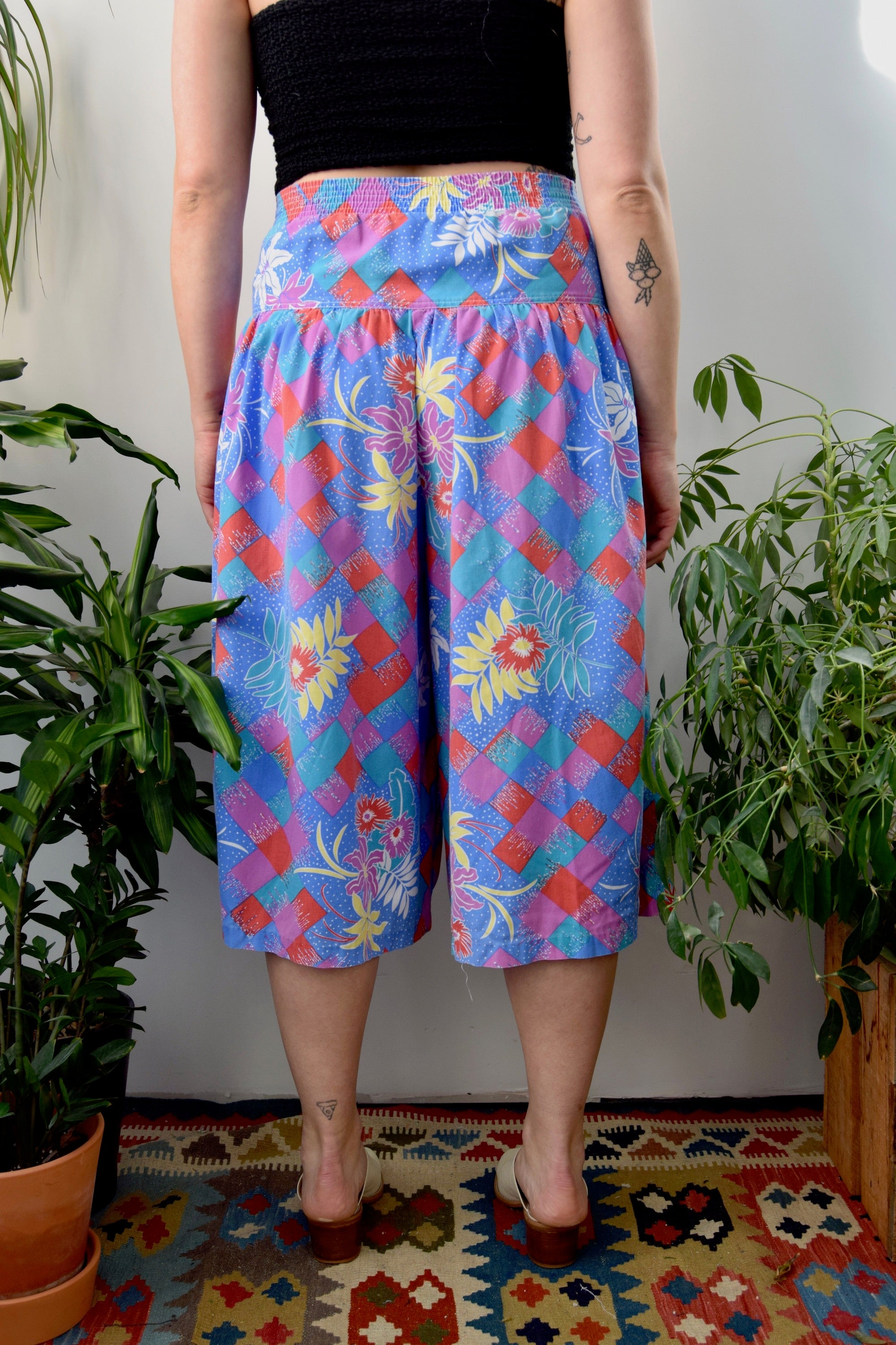 Eighties Tropical Culottes