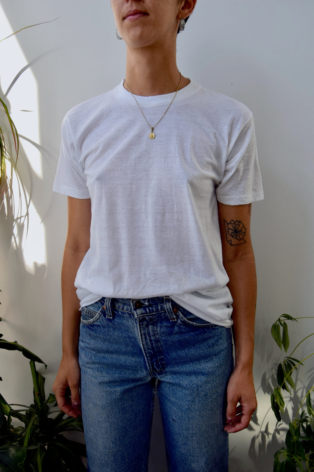 Vintage 70's Soft White Tee