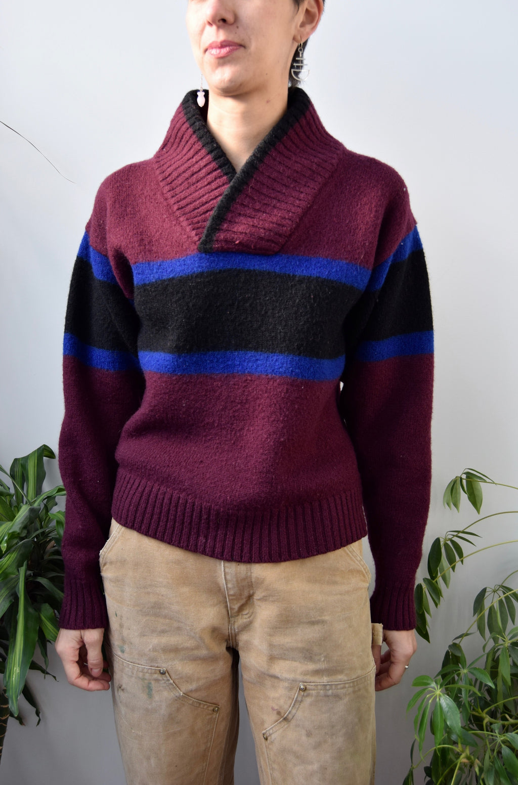YSL Shawl Neck Sweater