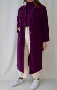 Mulberry Corduroy Trench