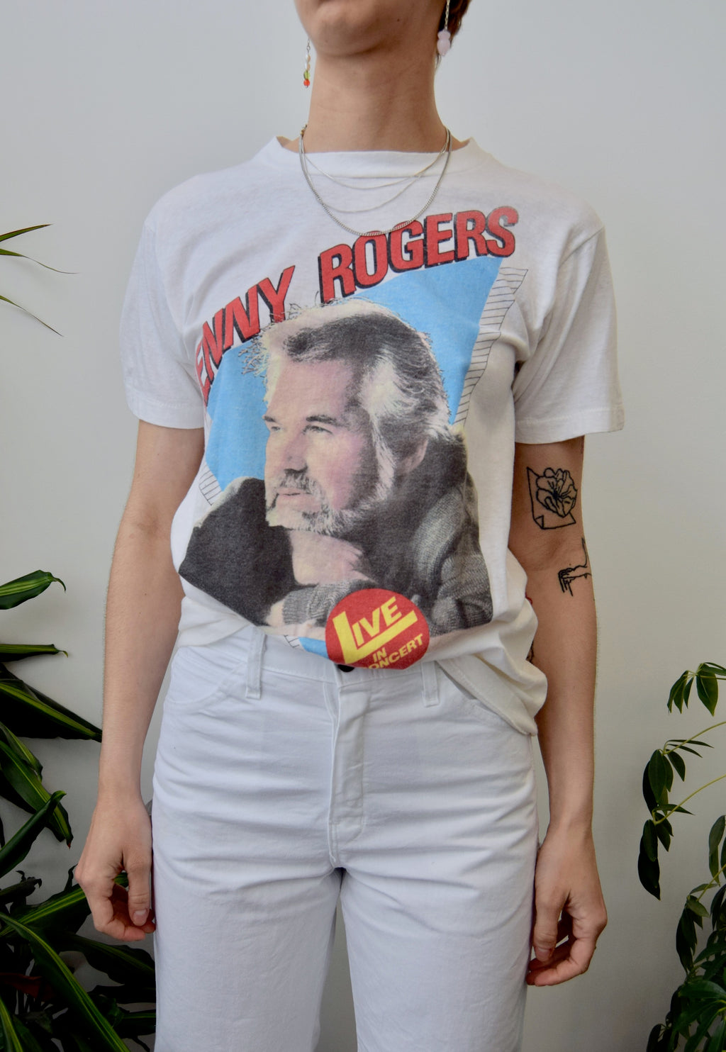1985 Kenny Rogers Tour Tee
