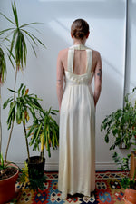 Silk Satin Column Dress