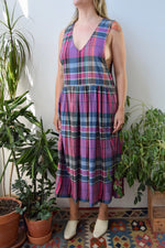 Classic Cotton Plaid Dress