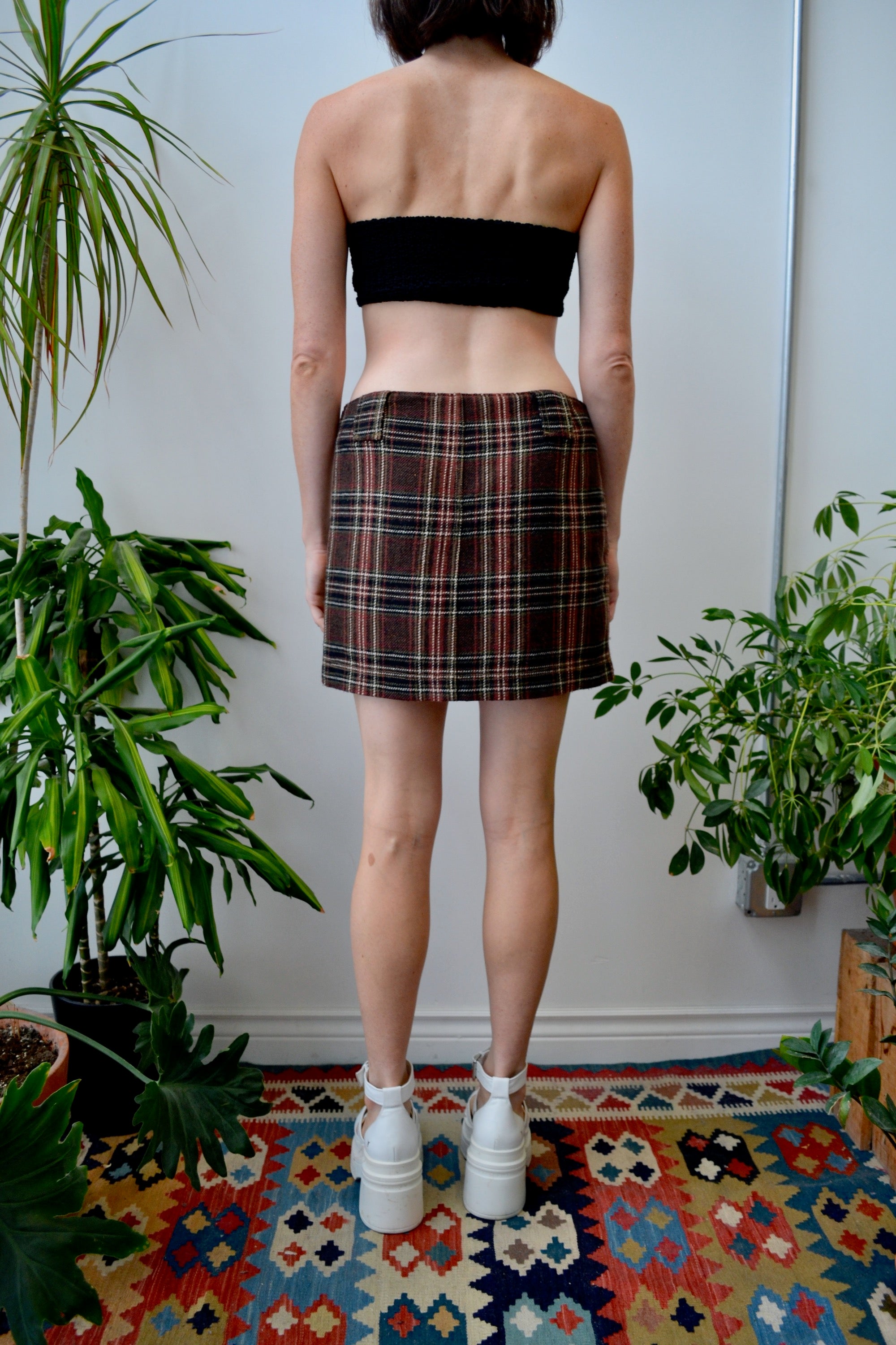 Aughts Plaid Mini Skirt