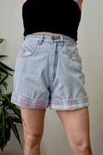 Plaid Accent Shorts