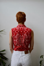 Aughts Bandana Tie Top