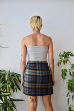 Plaid Shawl Skirt