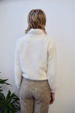 Cream Angora Turtleneck