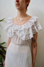 Gauzy Lace Summer Dress