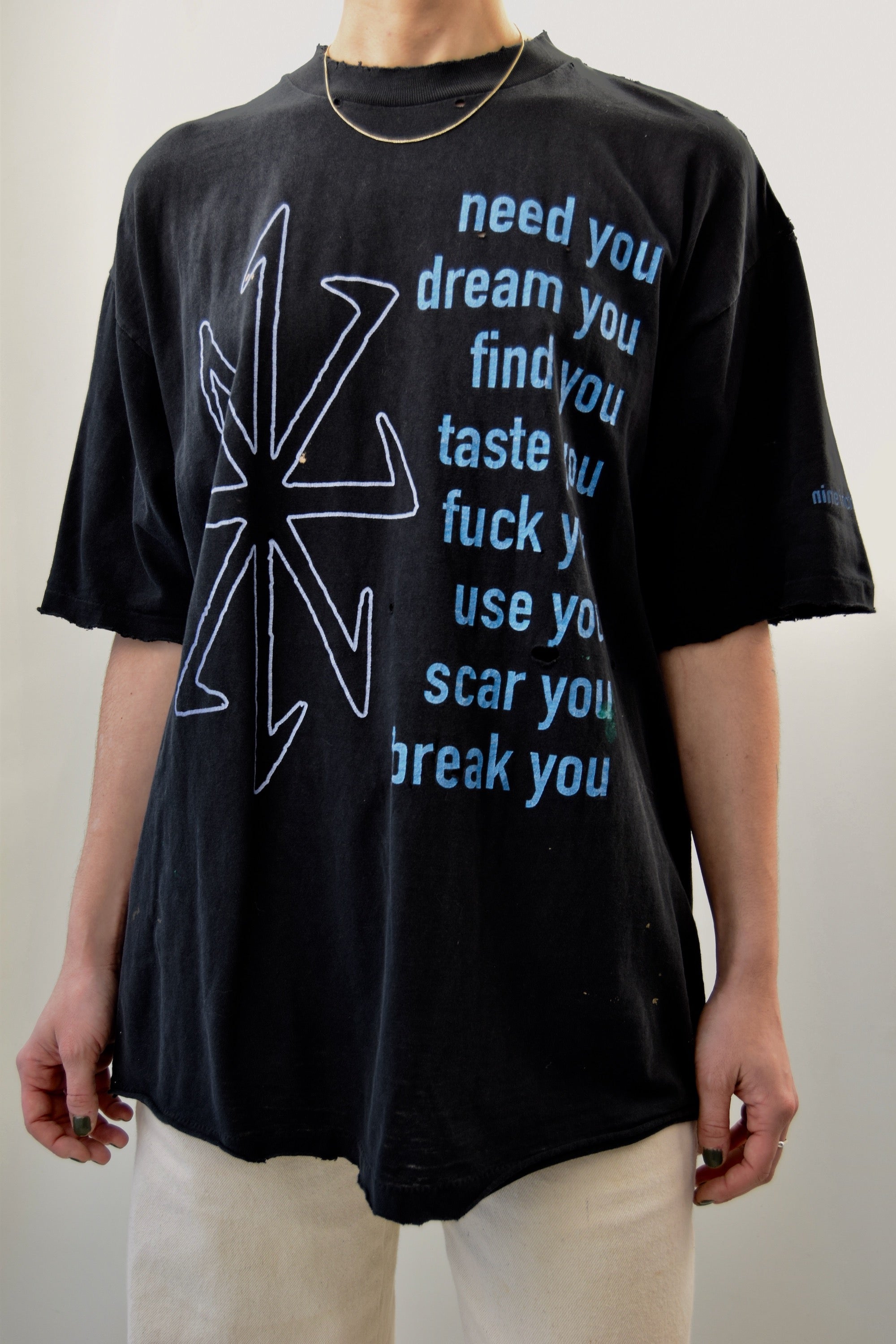 Vintage 1995 Nine Inch Nails Eraser T-Shirt