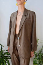 Cocoa Silk Suit