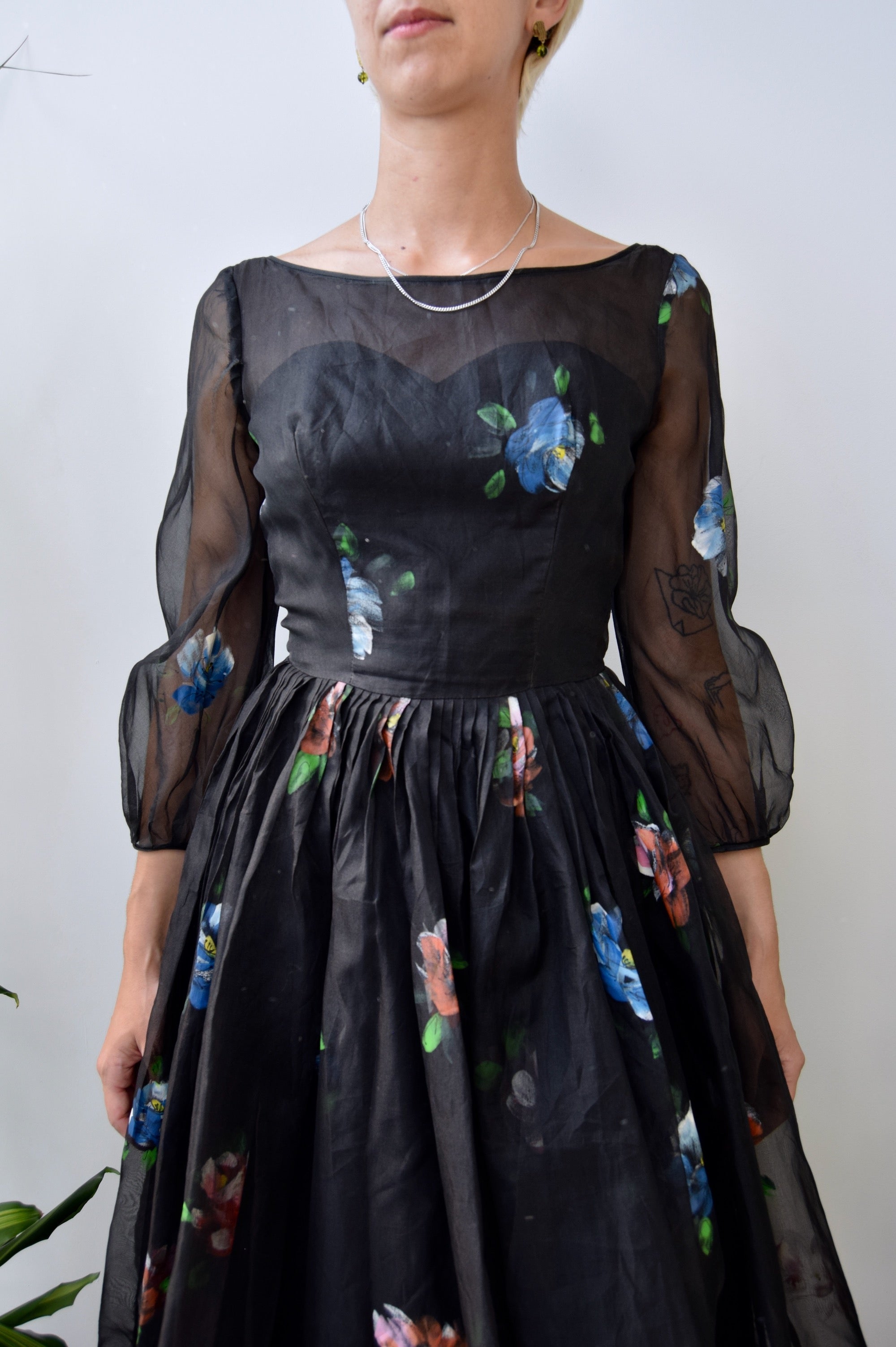 Hand Painted Party Dress