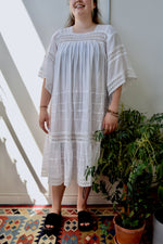 Gauzy White Easy Dress