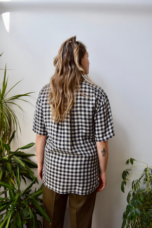 Polo Gingham Linen Button Up
