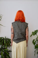 Sixties Wool Pullover Vest Top