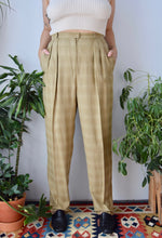 Extra Long Rayon Plaid Pants