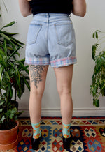 Plaid Accent Shorts