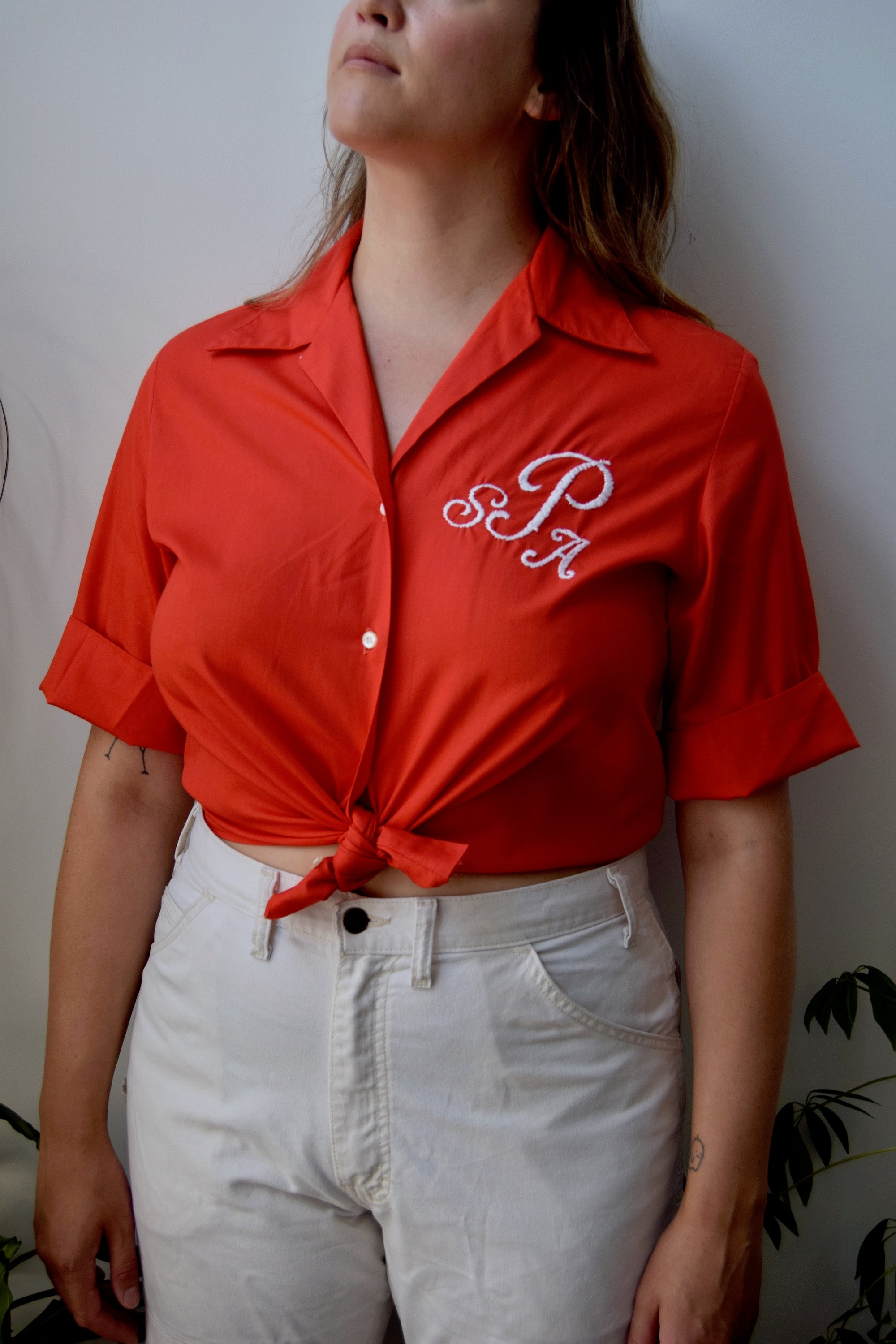 Sixties Monogrammed Blouse