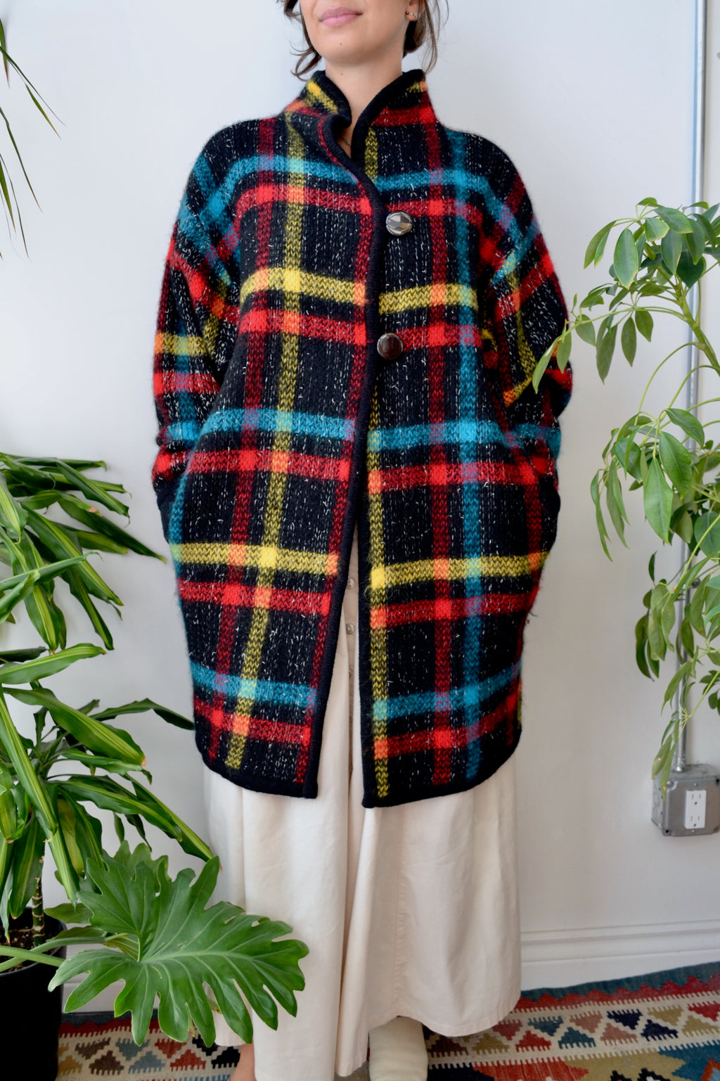 Eighties Mohair Knit Coat