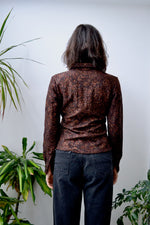 Sparkle Lace Button Up