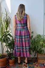 Classic Cotton Plaid Dress