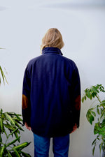 Woolrich Navy Wool Coat