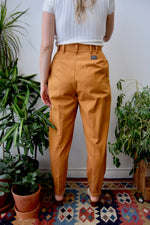 Pleated Cotton Trousers