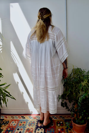 Gauzy White Easy Dress