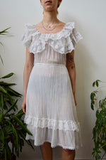 Gauzy Lace Summer Dress