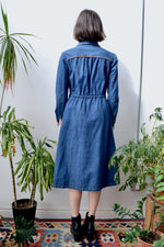 Denim Western Shirtdress