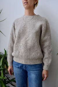 Just Right Oatmeal Irish Knit