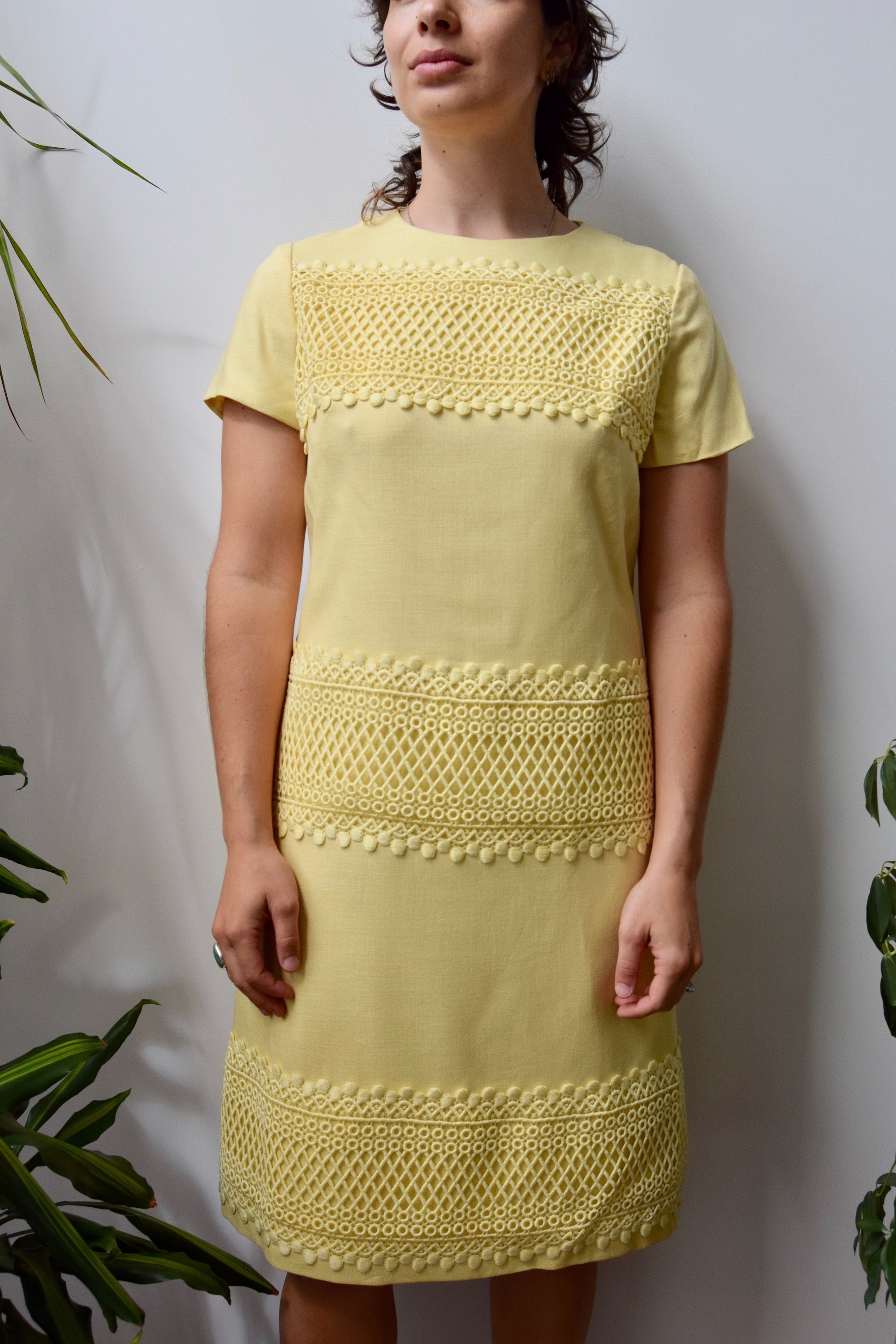 Sixties Woven Shift Dress