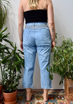 High Waisted Bejewelled Jeans