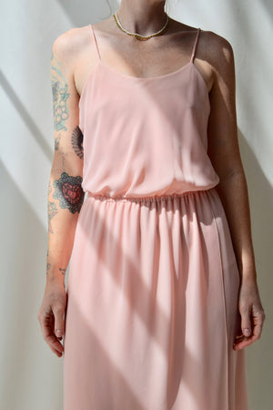 1970's Soft Pink Dress