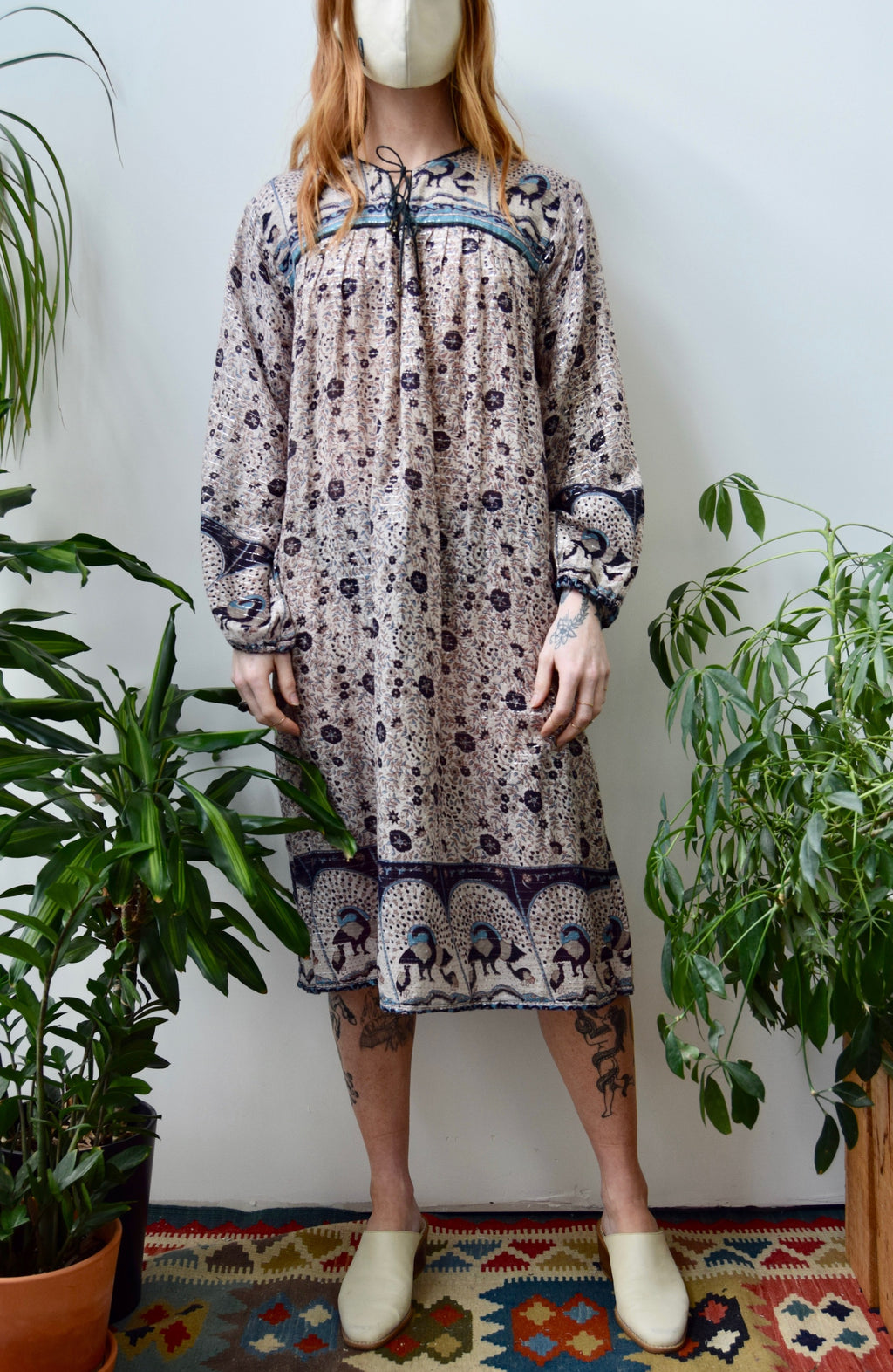 Vintage "Maya" Indian Cotton Dress