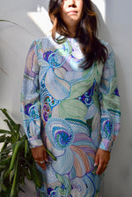 Silk Seventies Designer Dress