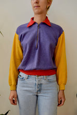 Vintage Towncraft Quarter Zip Sweatshirt