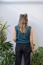 Speckled Green Sweater Vest