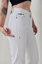 Tattered White CK Jeans