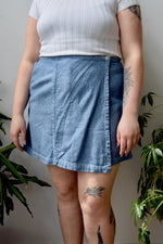 Textured Cotton Skort