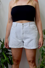 White Jordache Denim Shorts