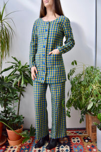 Fashion Clown Plaid Suit