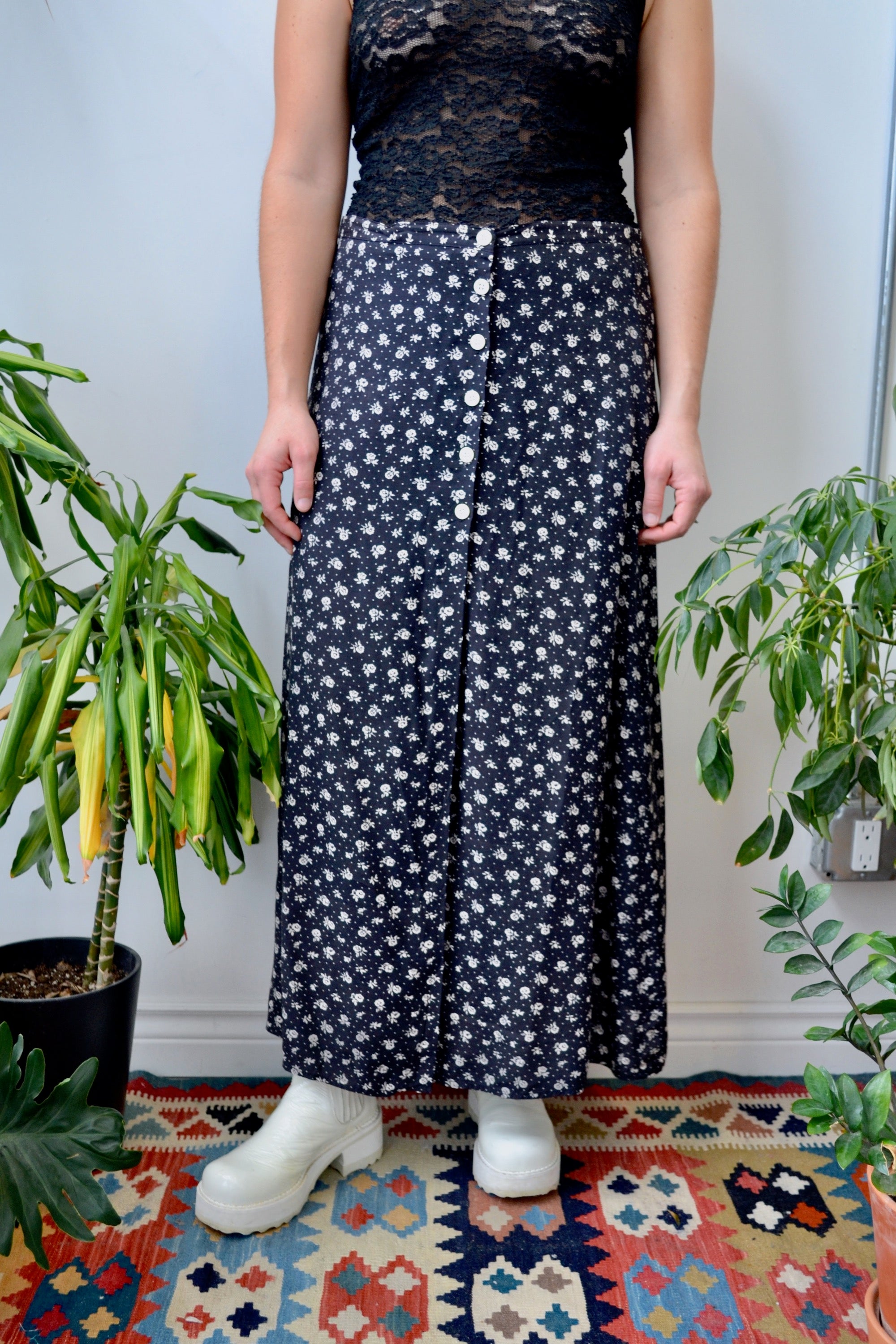 Nineties Maxi Skirt