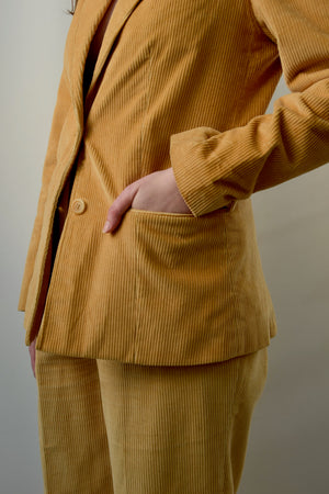 Golden Corduroy Suit