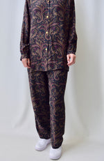 Paisley Silk Loungewear Set