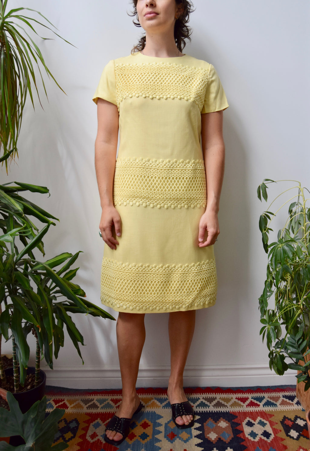 Sixties Woven Shift Dress