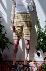 Sixties Plaid Shorts